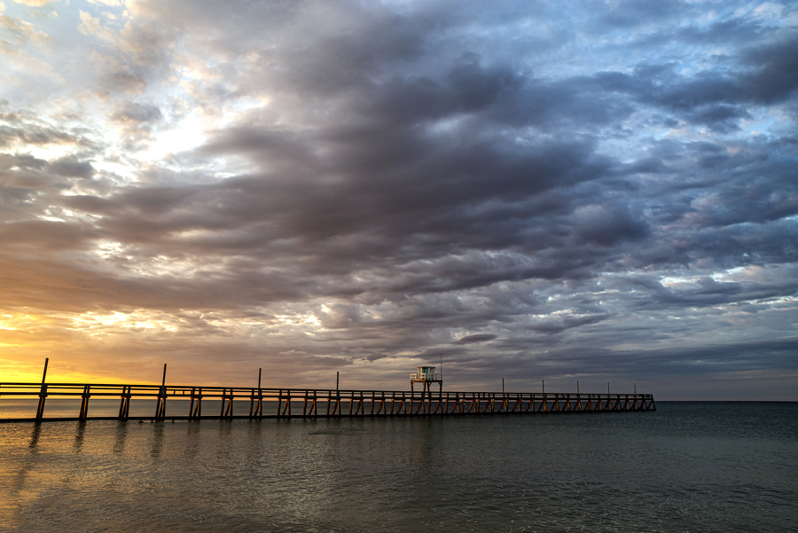 Paysage marin en côte de nacre